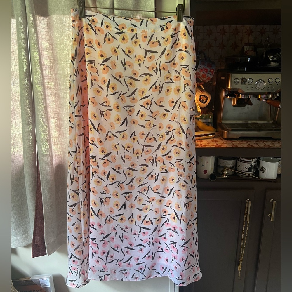 Ann Taylor Ombré Floral Maxi Skirt
